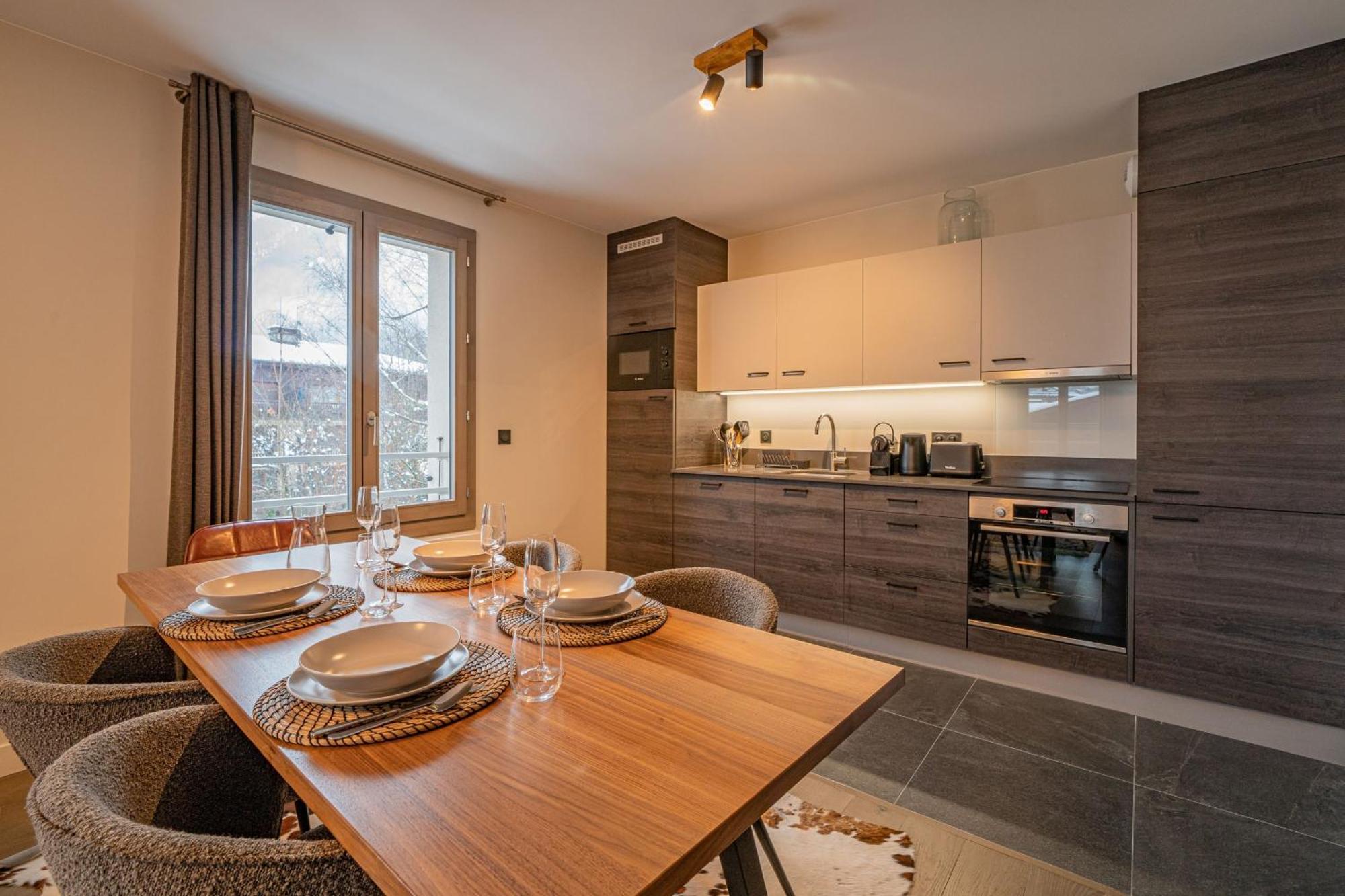 Perle Blanche - Brand New 2 Bedroom Apartment Perfectly Located Chamonix Mont Blanc Exterior foto